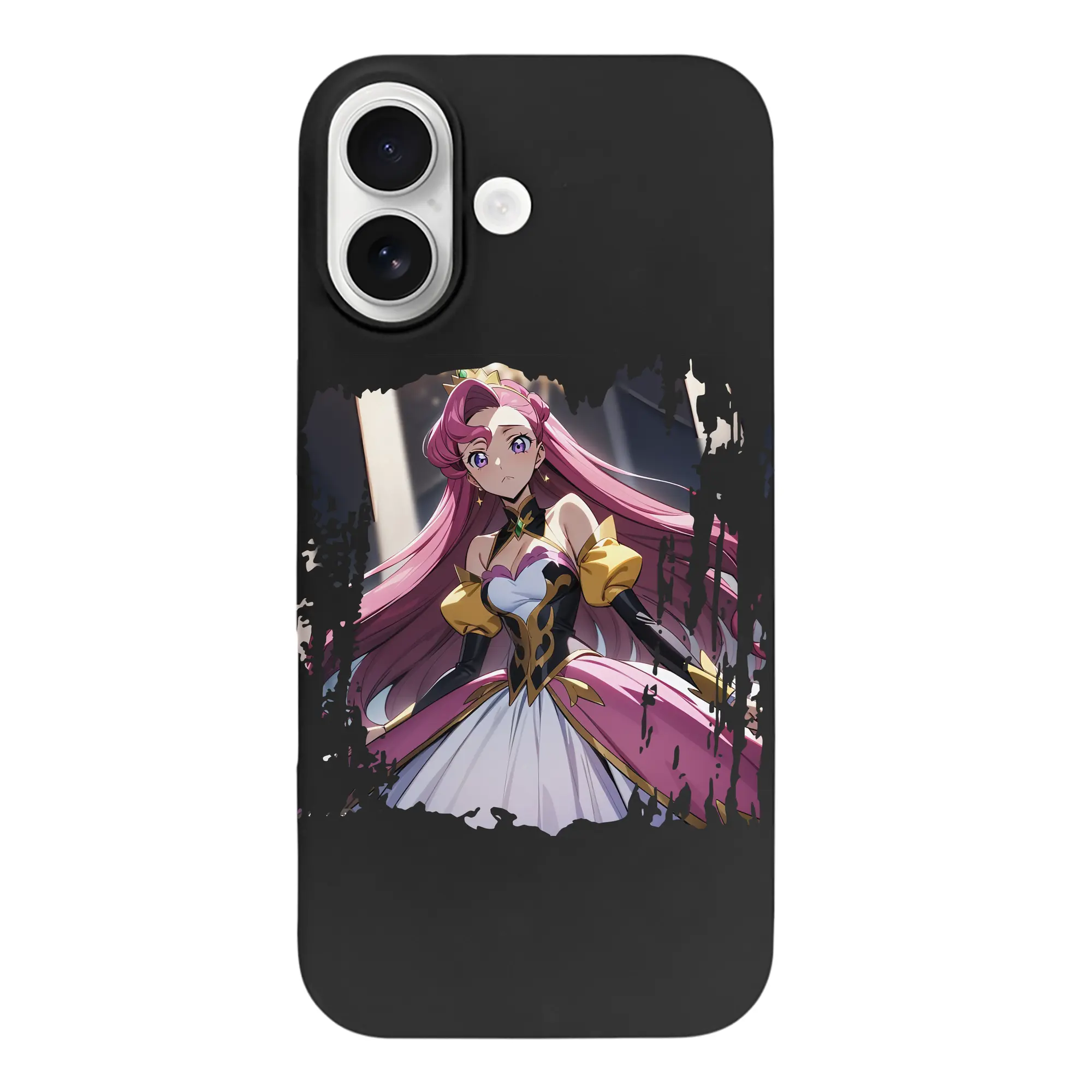 コードギアス 反逆のルルーシュ グッズ ユーフェミア・リ・ブリタニア - iPhone 17 シリーズ シリコンケース 薄型 耐衝撃 指紋防止 ソフトタッチカバー 精密フィット 傷防止 保護ケース iPhone 17/17 Air/17 Pro/17 Pro Max 対応